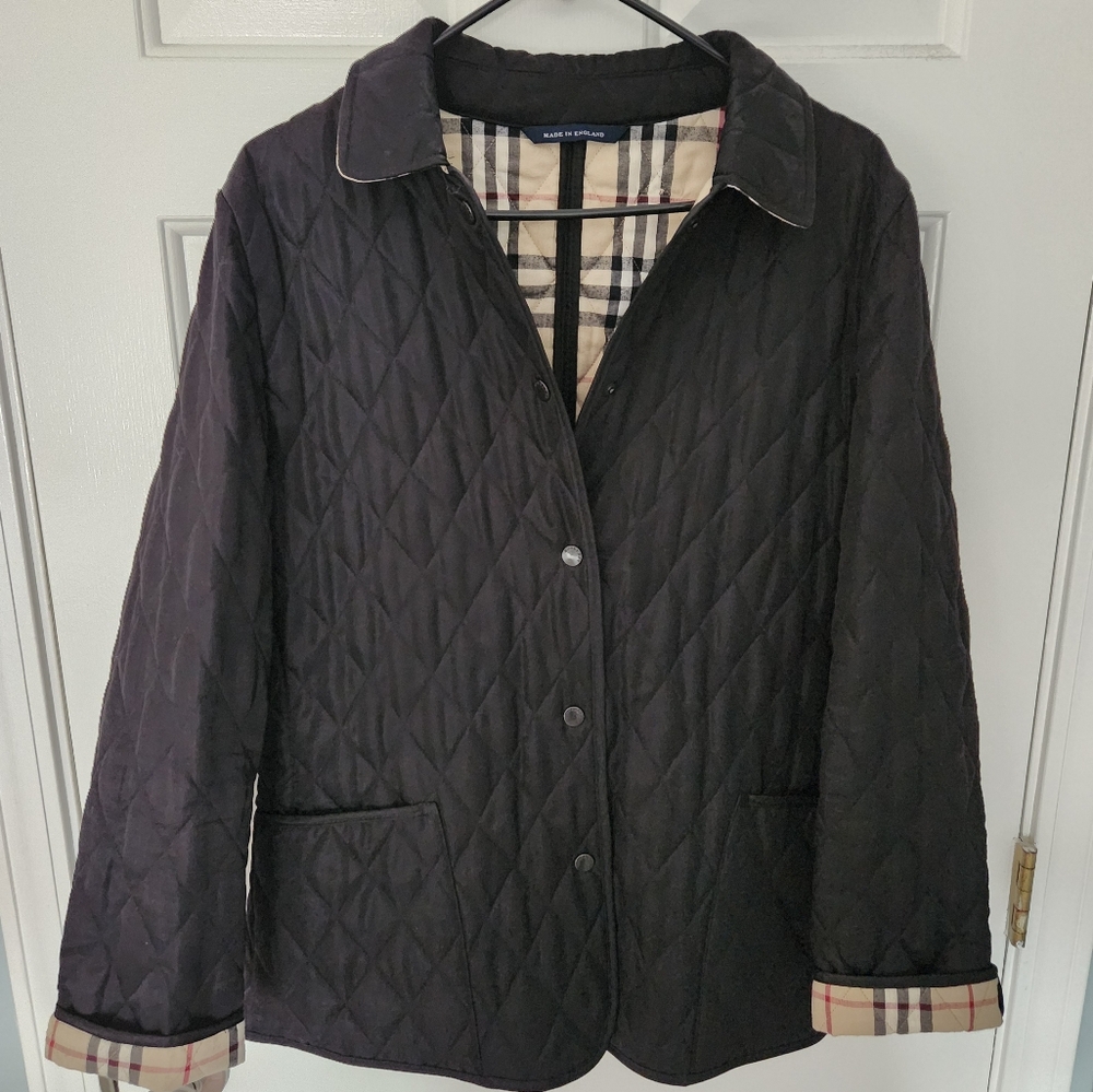 Burberry Black Quilted Jacket